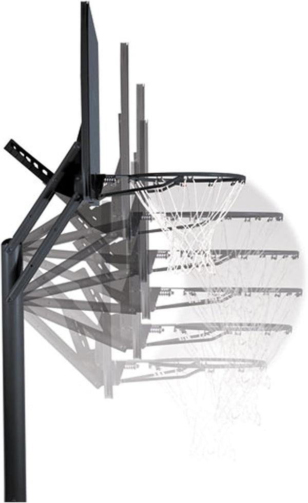 1531 Portable Basketball System, 48 Inch Shatterproof Backboard