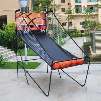 Electric Foldable Single Hoop Basketball Arcade Shooting Game Machine